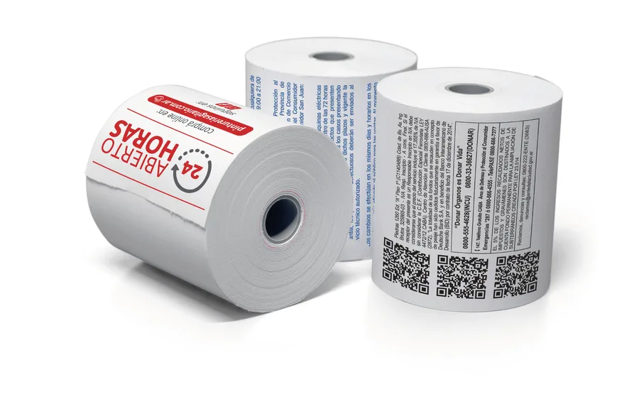 Rollos impresos con tu logo